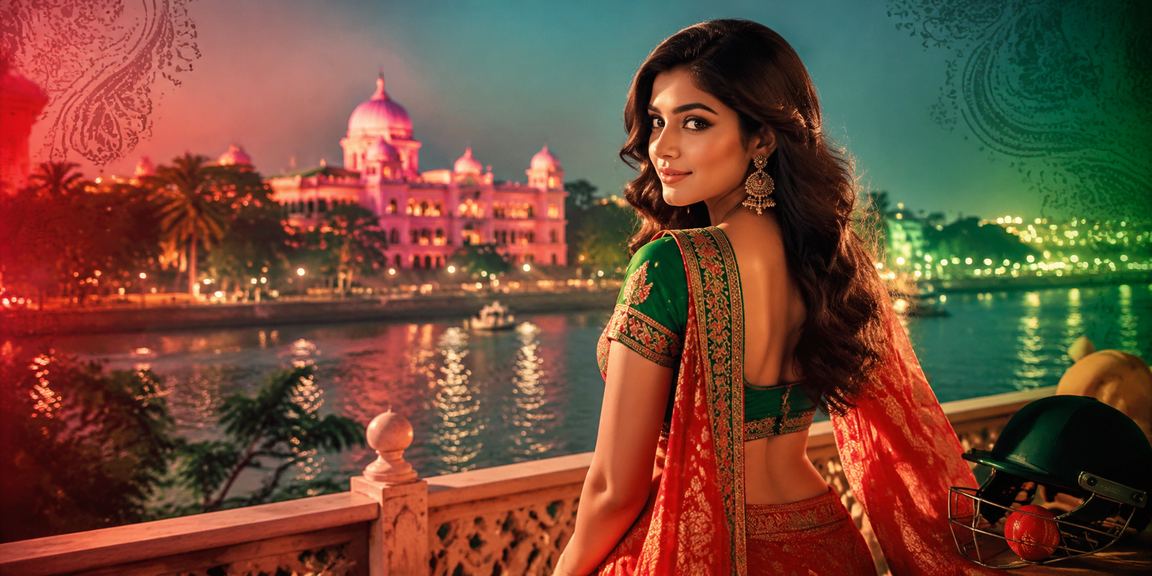 A member in Dhaka enjoying withdrawals after cricket betting on a red and green themed platform