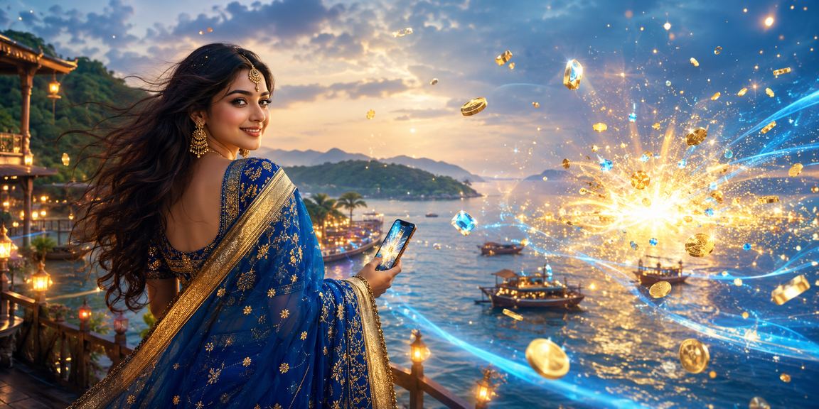 রাঙামাটিতে শাড়ি পরা একজন সদস্য মোবাইলে ক্যাসিনো গেম খেলছেন